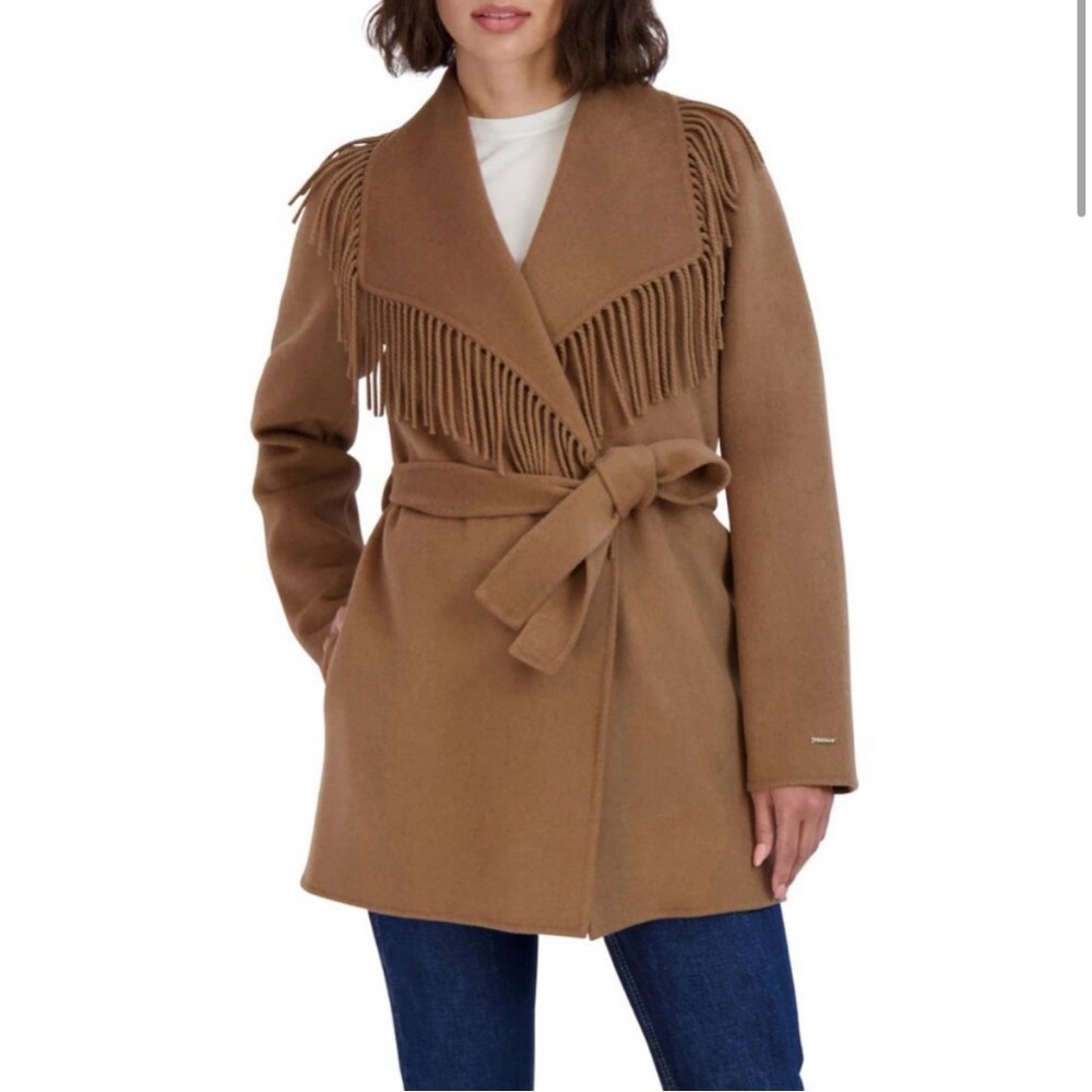 Fringed Brown Coat